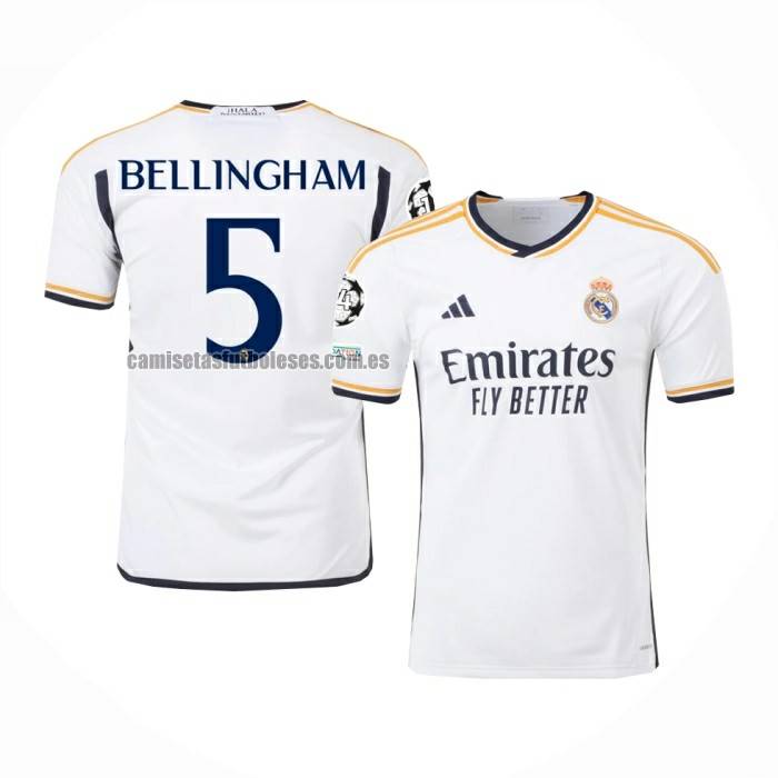 Camiseta Real Madrid Jugador Bellingham Primera 2023 2024